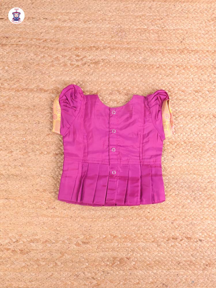 Violet & Yellow - Pavadai Sattai