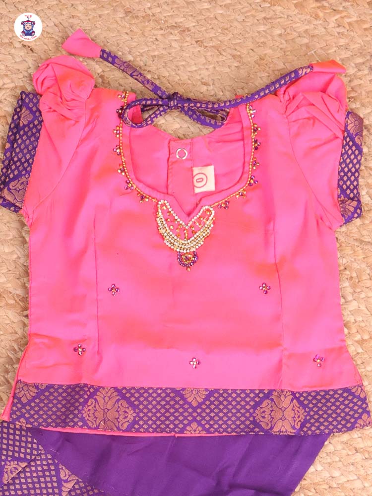 Pink & Blue - Pavadai Sattai