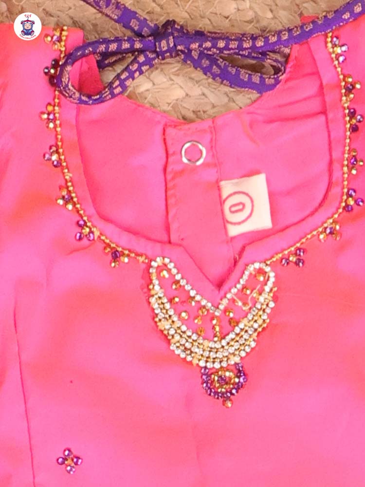 Pink & Blue - Pavadai Sattai