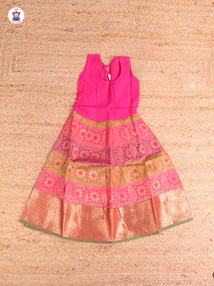 Blue & Copper - Pavadai Sattai