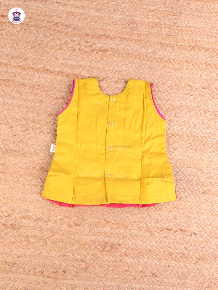 Mustard & Pink - Pavadai Sattai