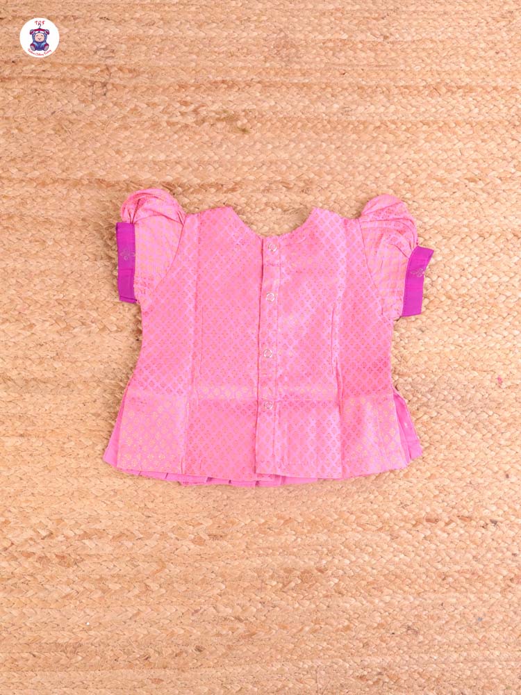 Pink & Violet - Pavadai Sattai