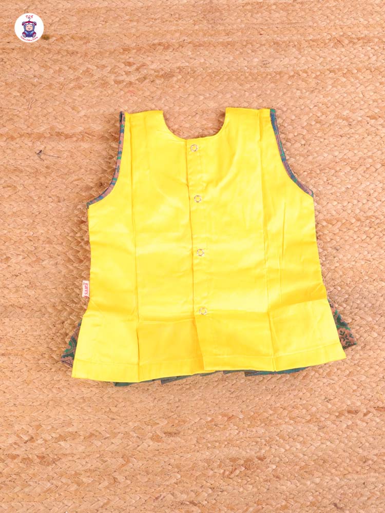 Yellow & Green - Pavadai Sattai