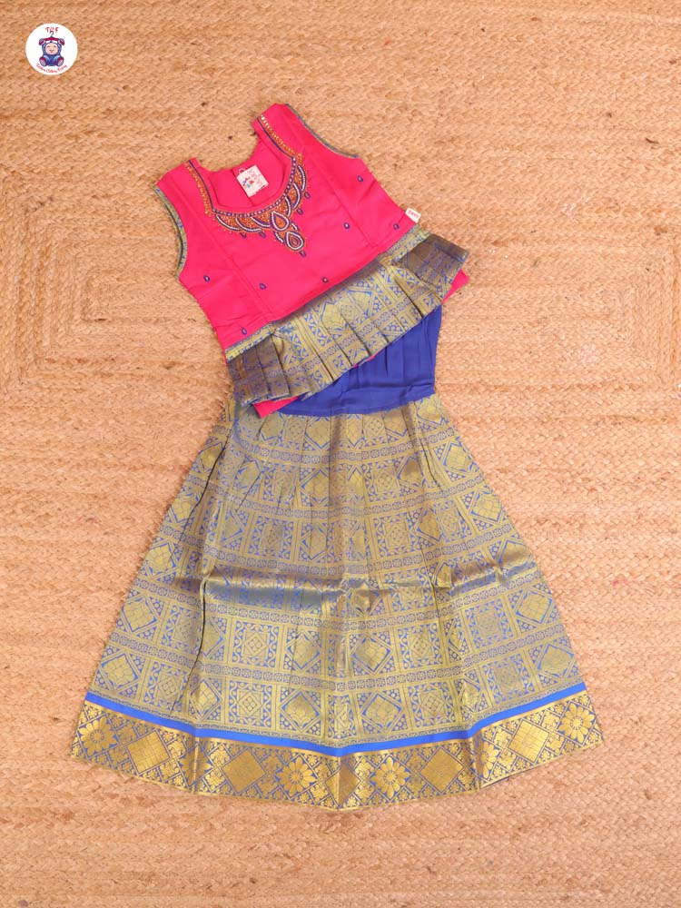 Pink & Blue -Pavadai Sattai