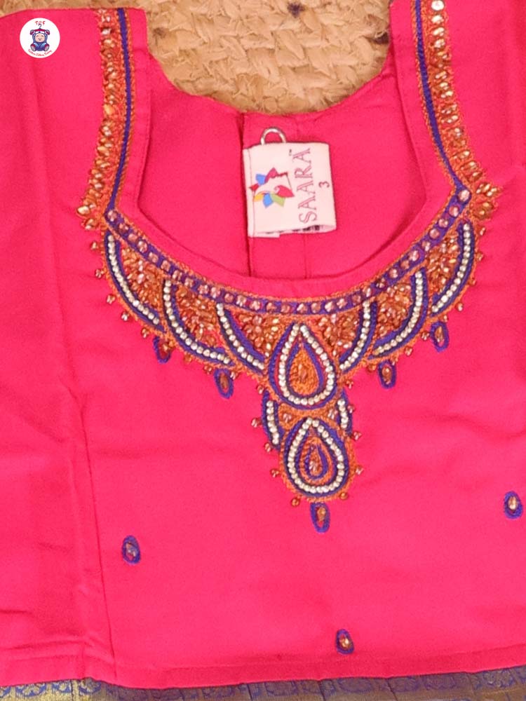 Pink & Blue -Pavadai Sattai