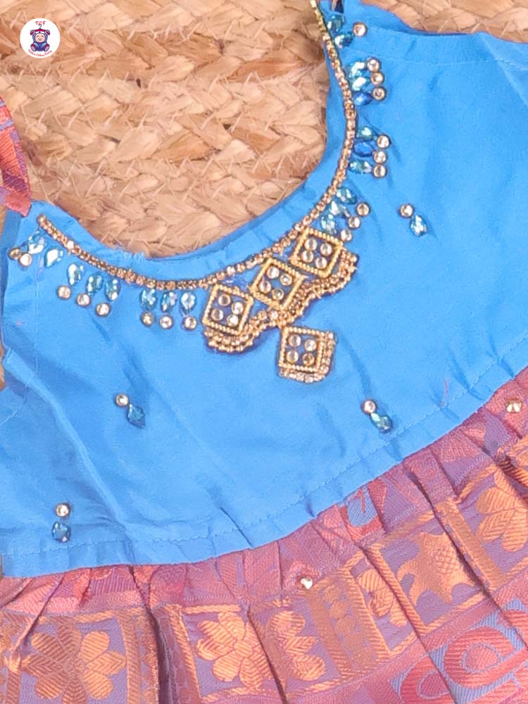 Blue - New Born Frock