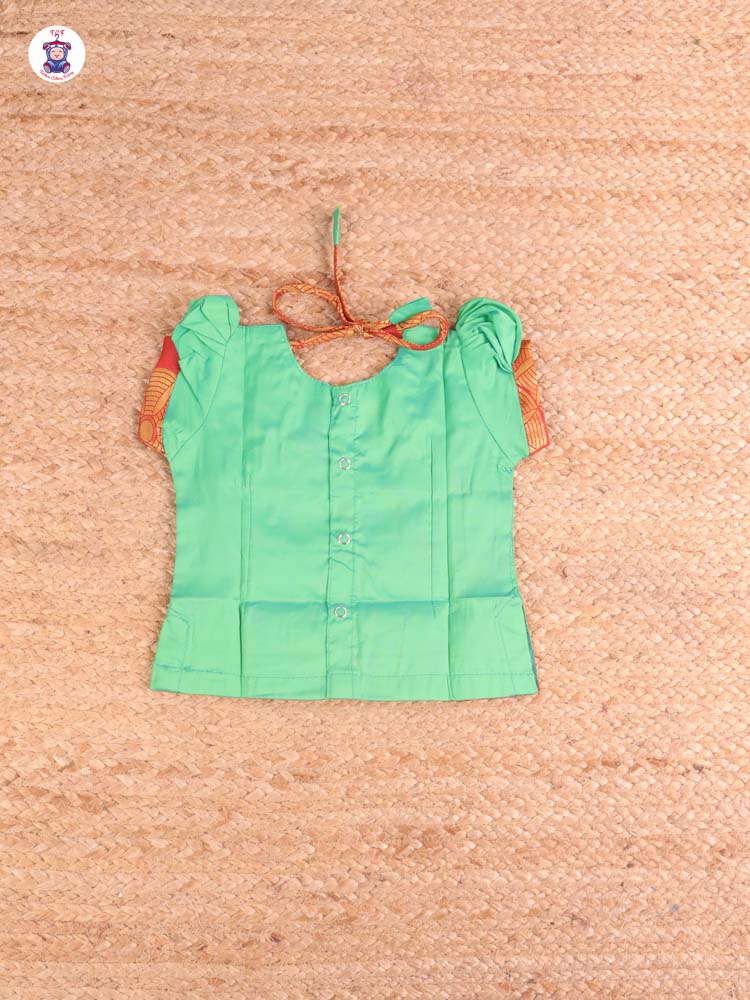 Green & Maroon - Pavadai Sattai