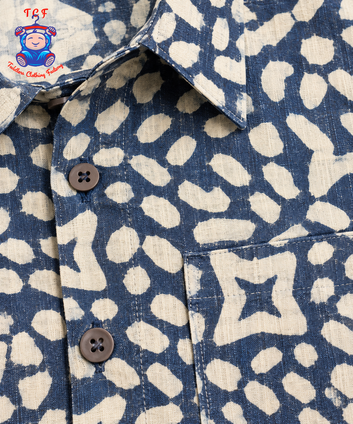 Grey & Beige - Boys Readymade Bhatik Shirts