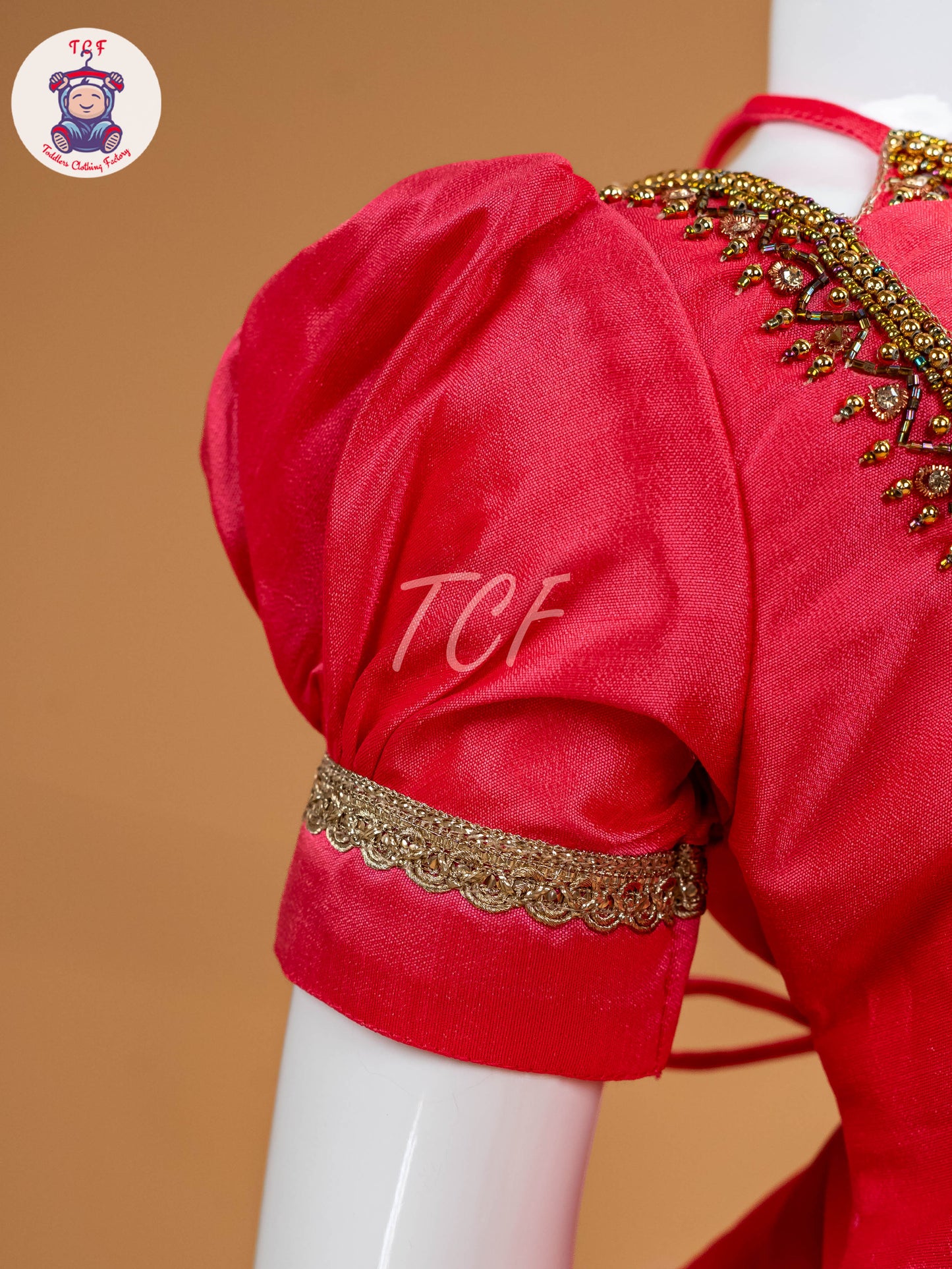 Pink Floral Print - Semi Leghanga Choli