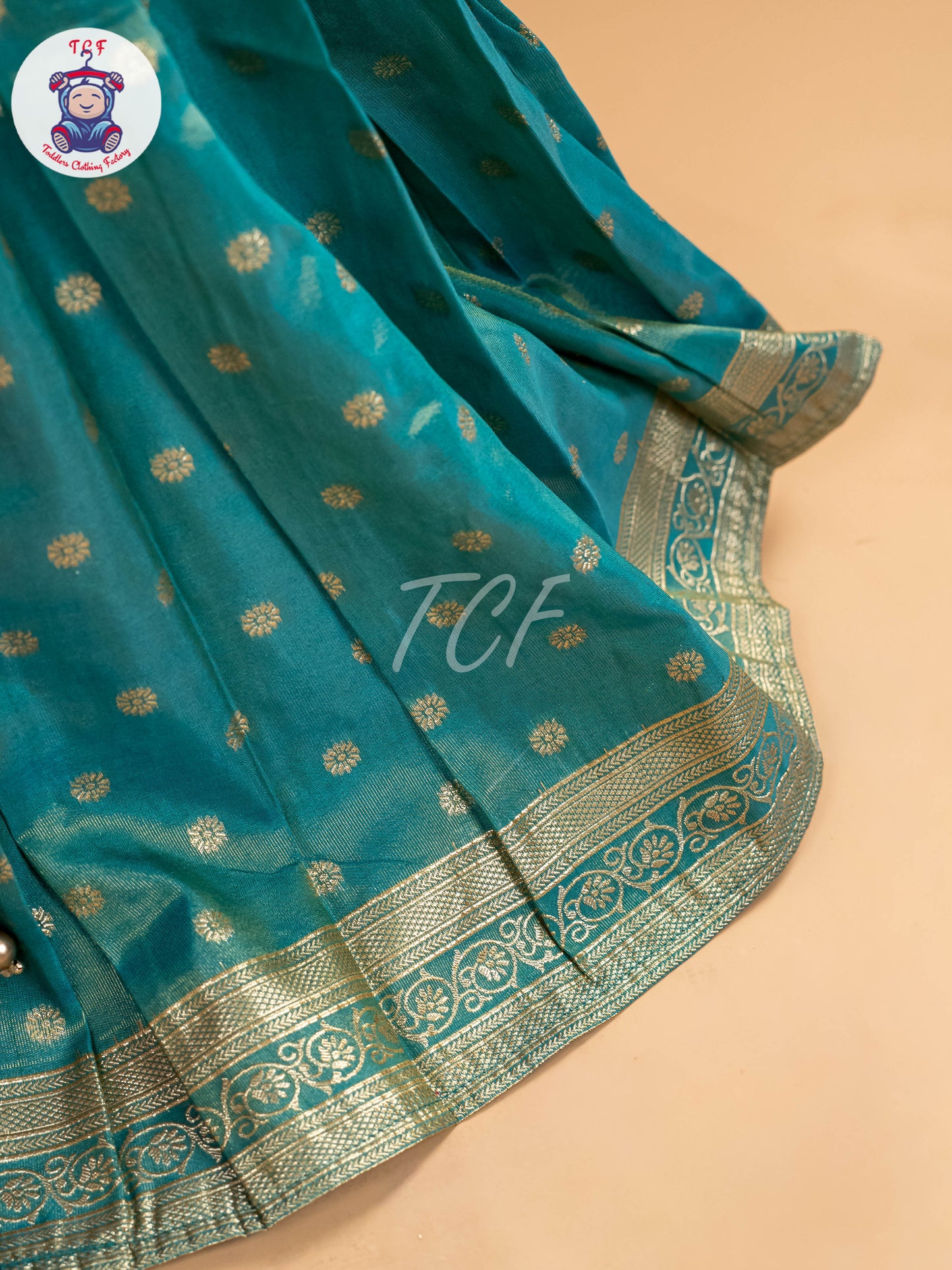 Pink & Green - Semi Leghanga Choli