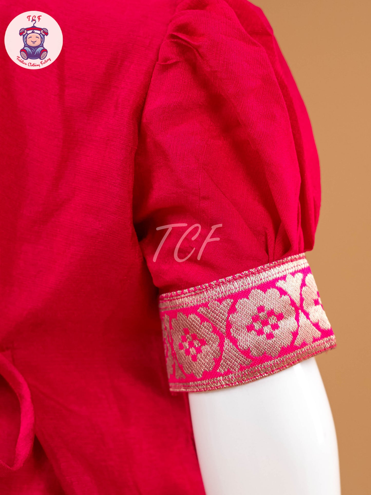 Pink & White Floral Print - Semi Leghanga Choli