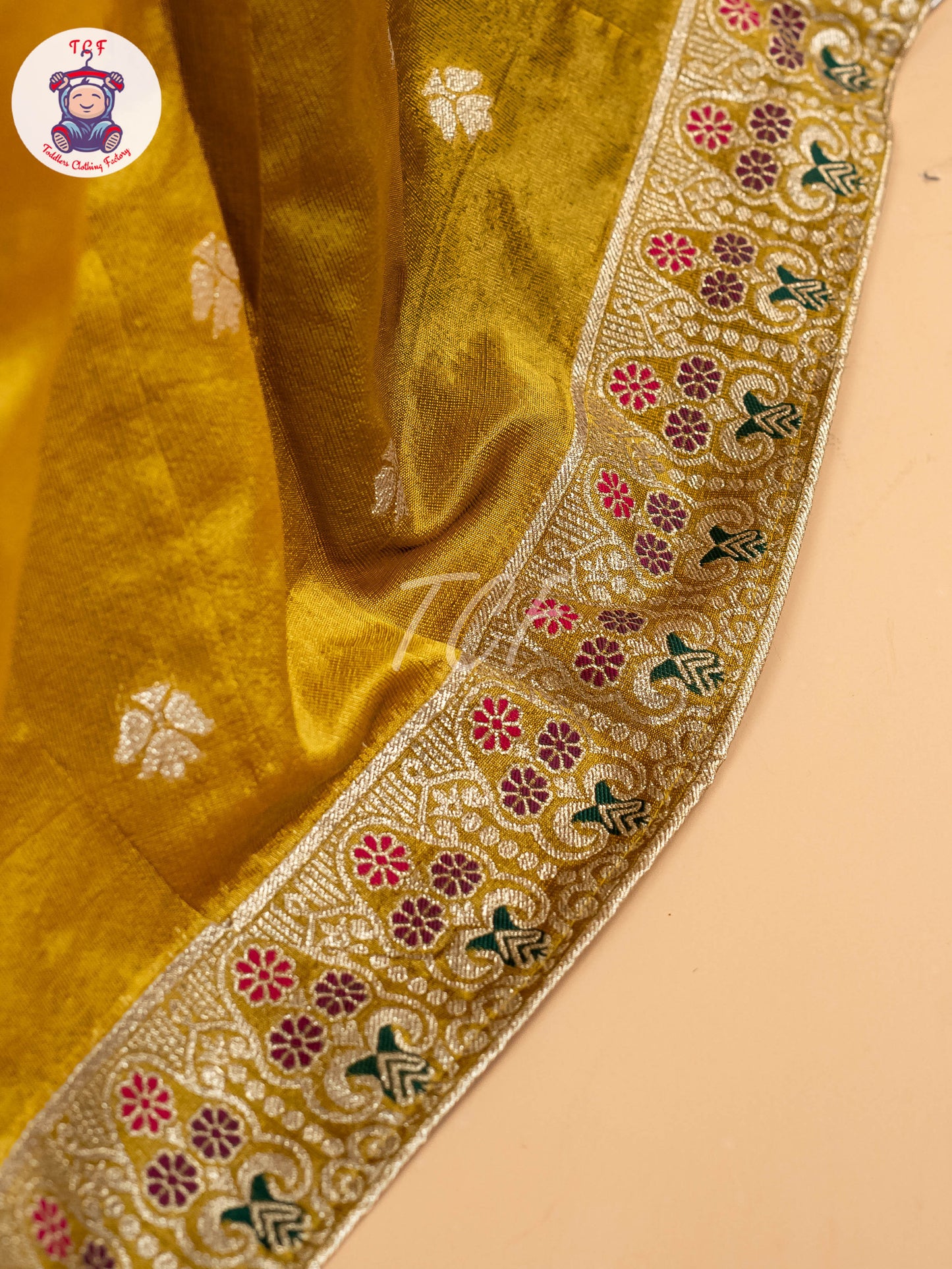 Pink & Yellow - Semi Leghanga Choli