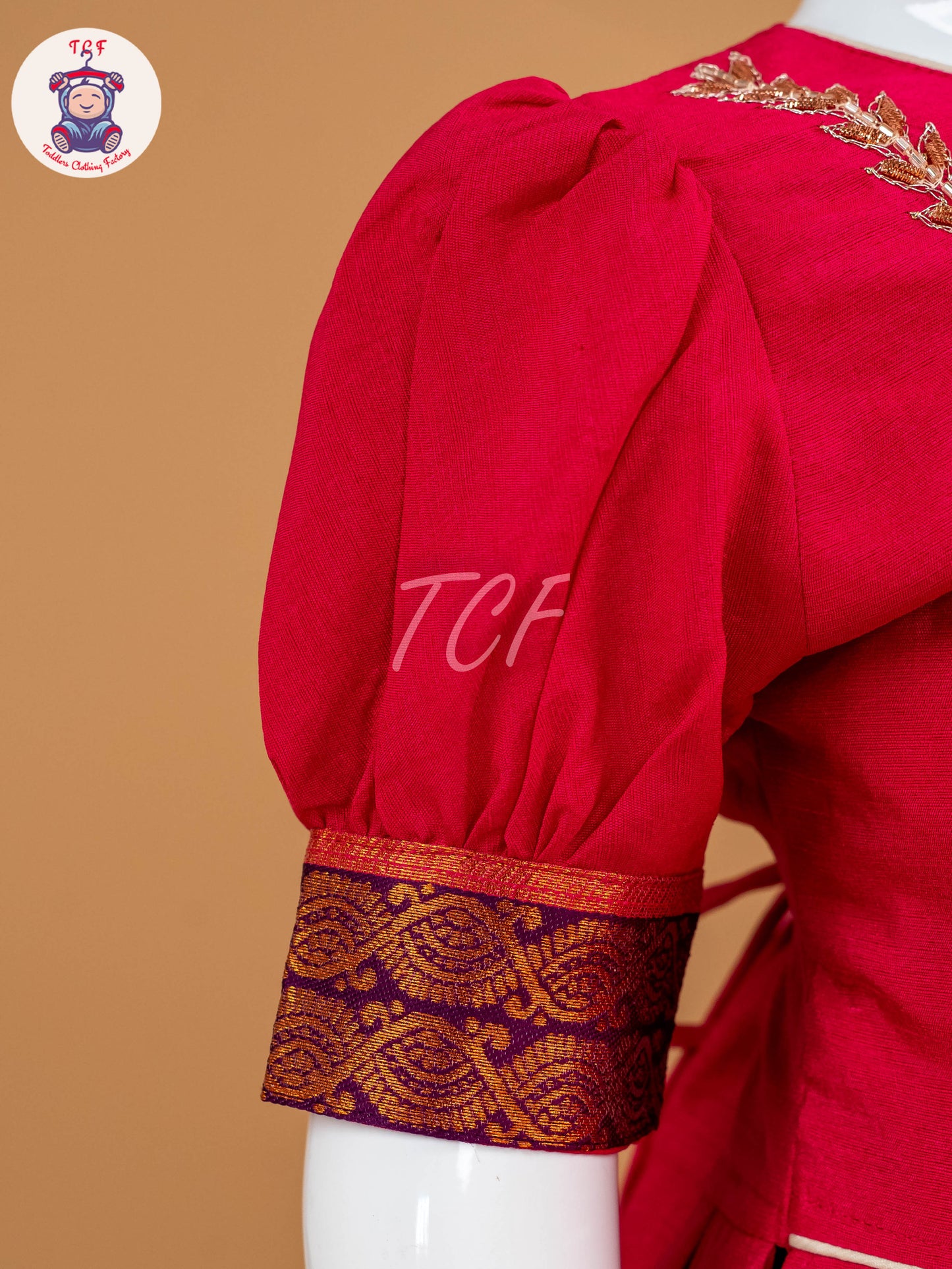 Pink & Cream - Semi Leghanga Choli
