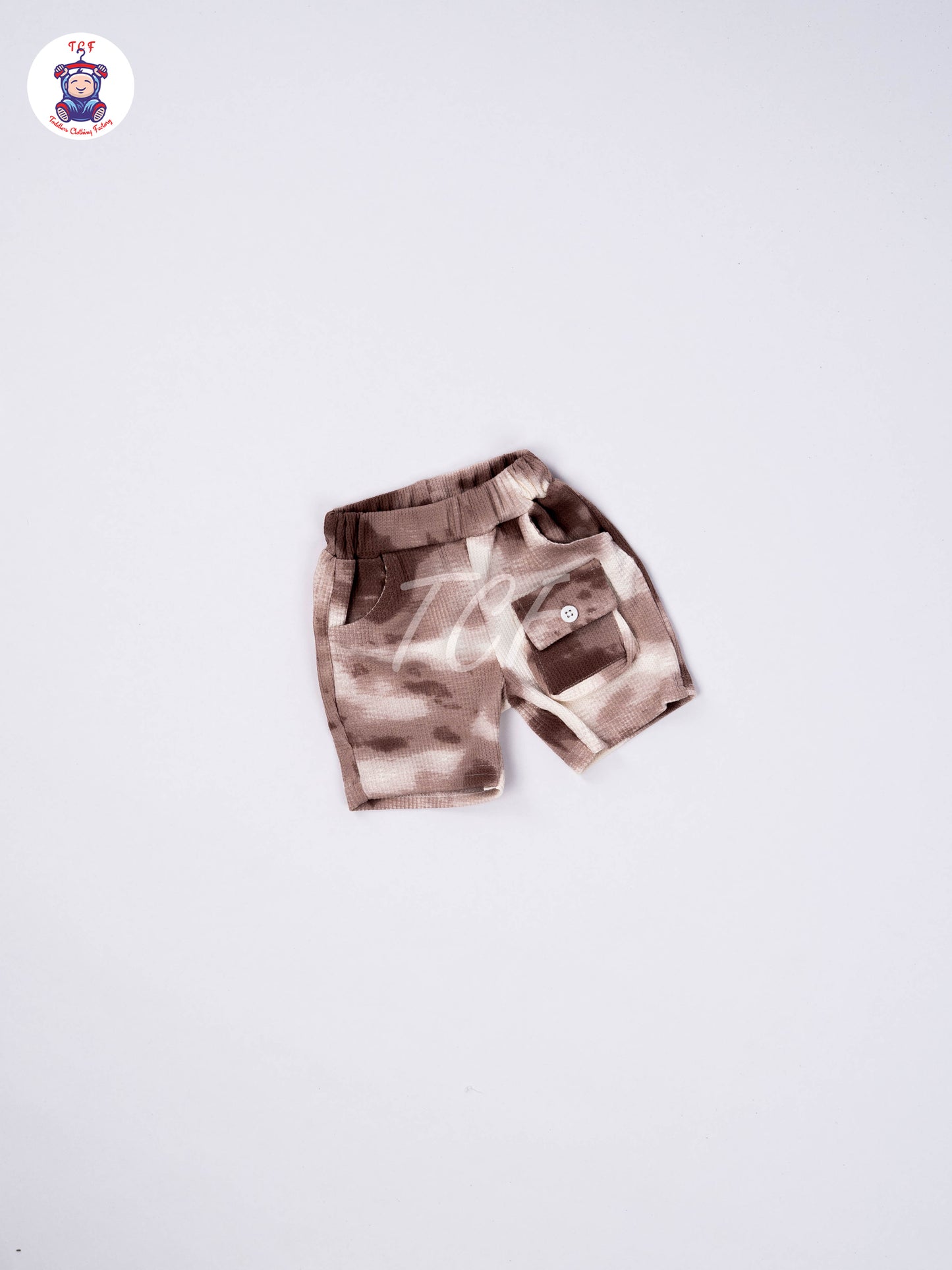 Brown - Collar T-Shirts & Shorts