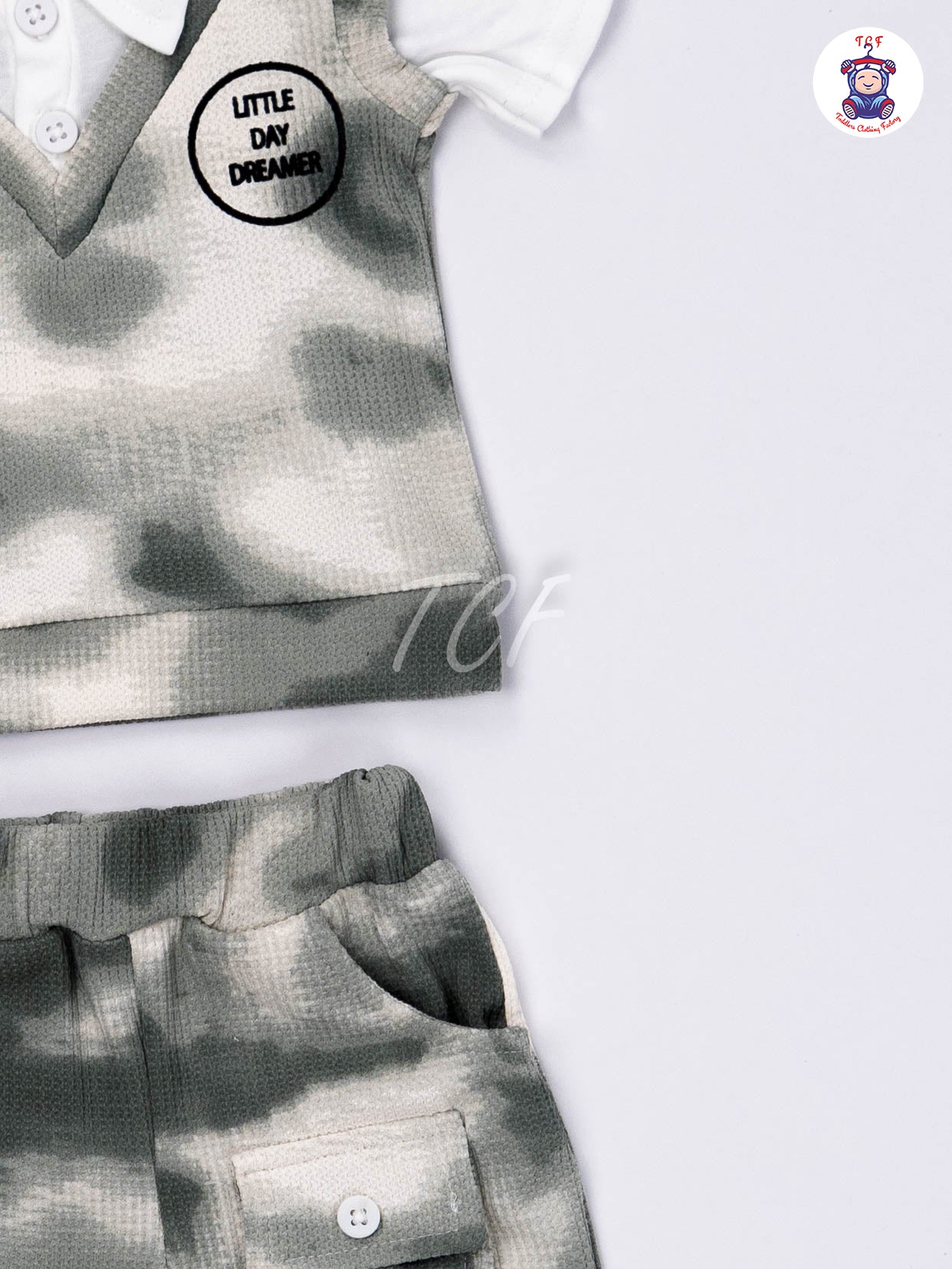Green - Collar T-Shirts & Shorts