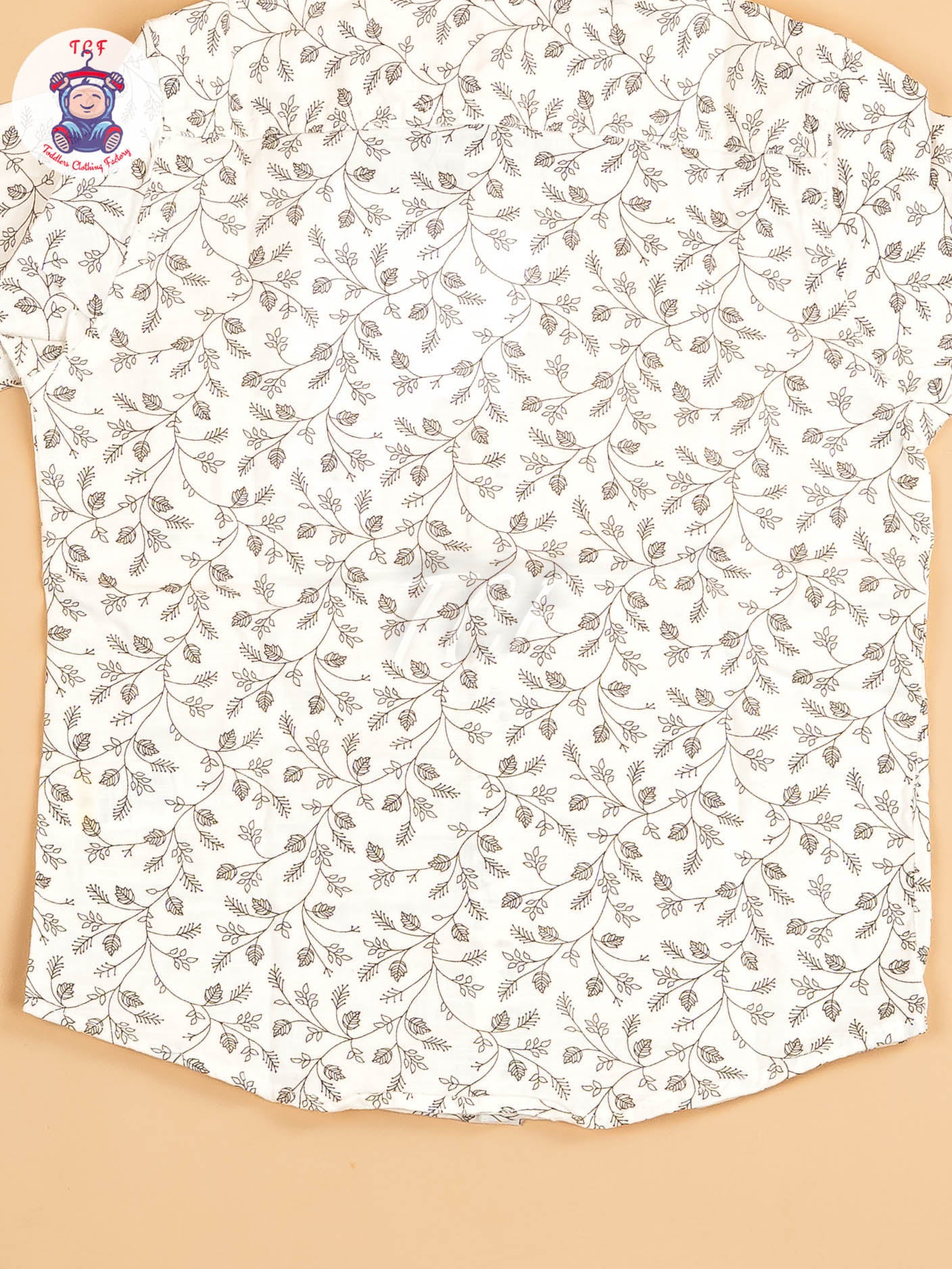 Cream - Boys Readymade Shirt
