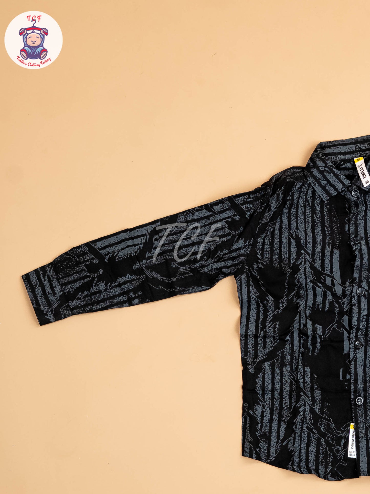 Black - Boys Readymade Shirt