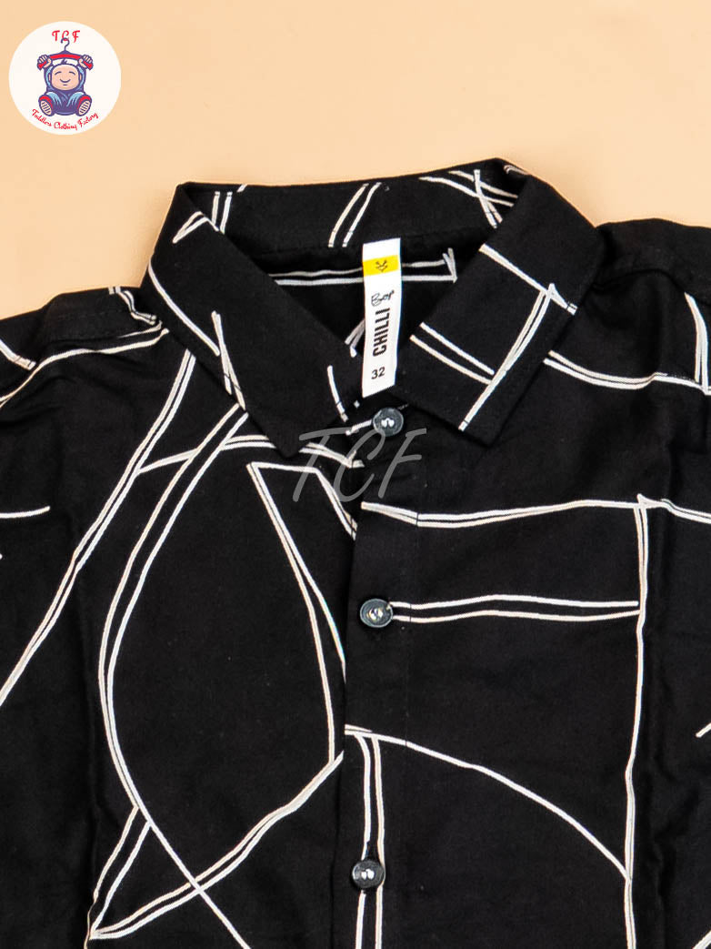 Black - Boys Readymade Shirt