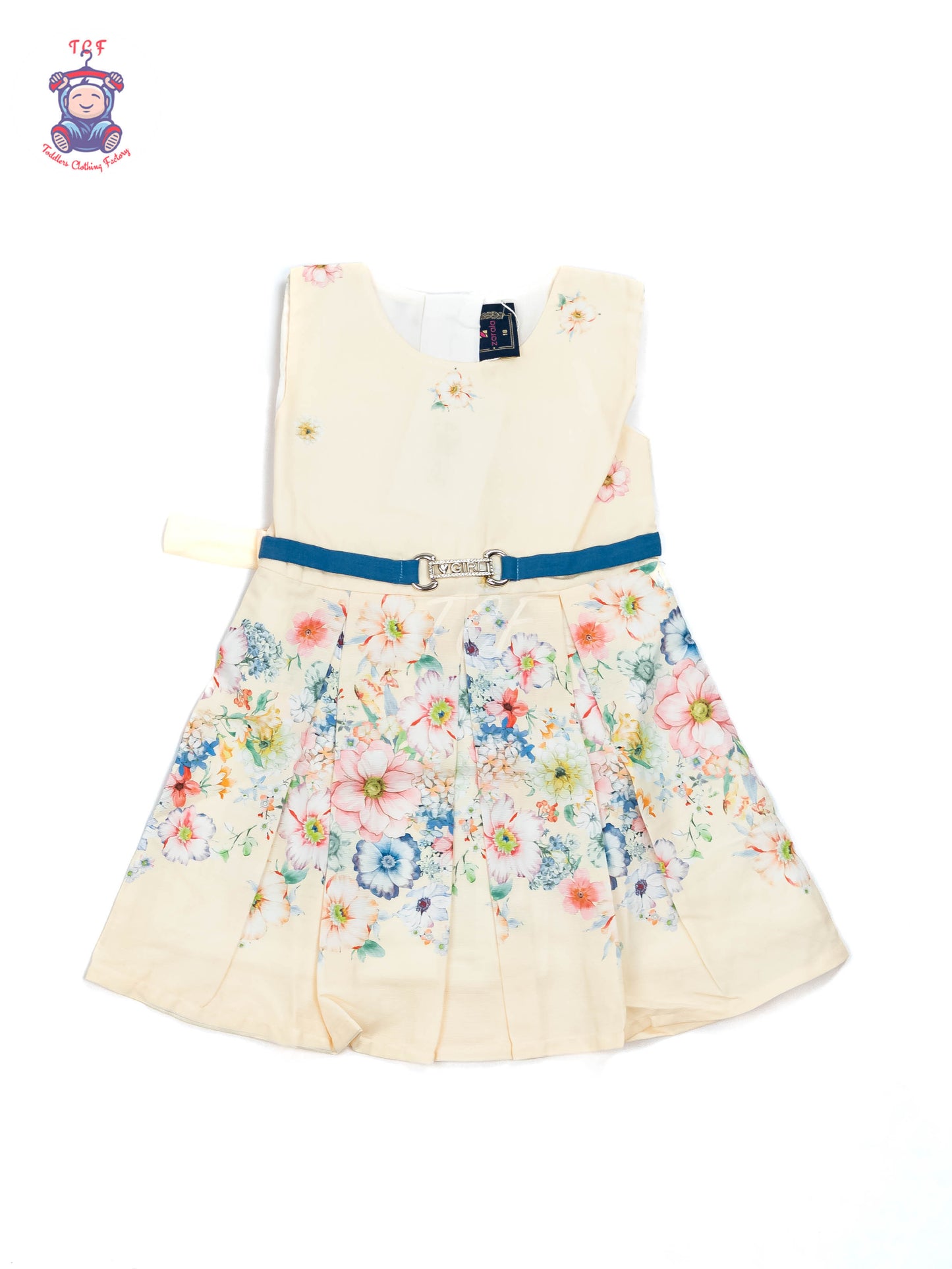 Half White - Girls Readymade Cotton Frocks