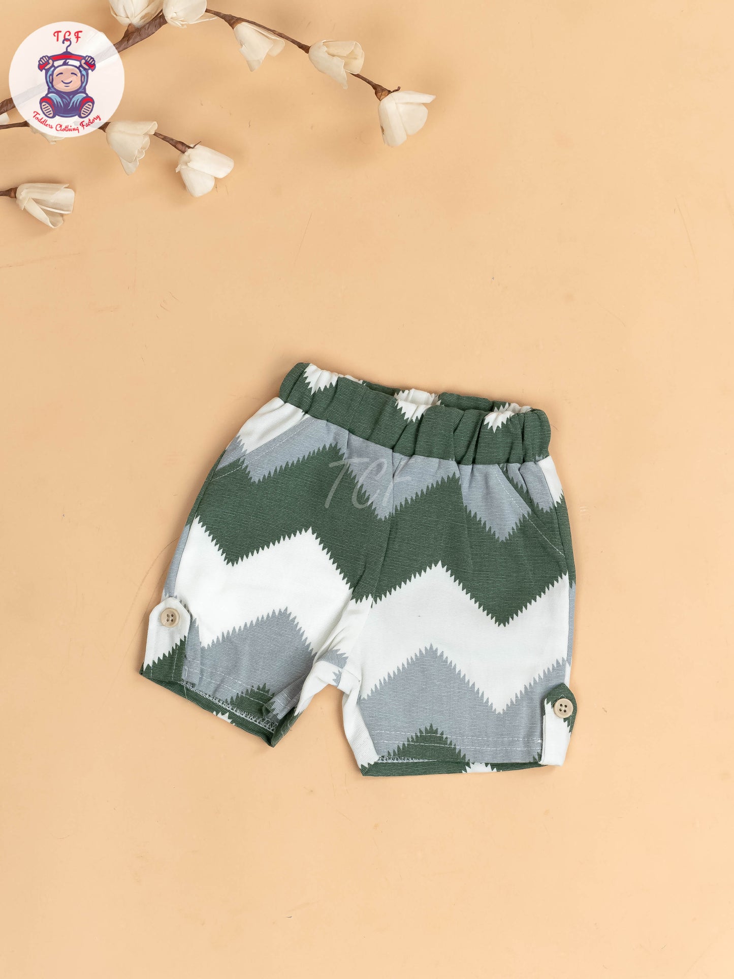 White & Green - Readymade T-Shirts & Shorts
