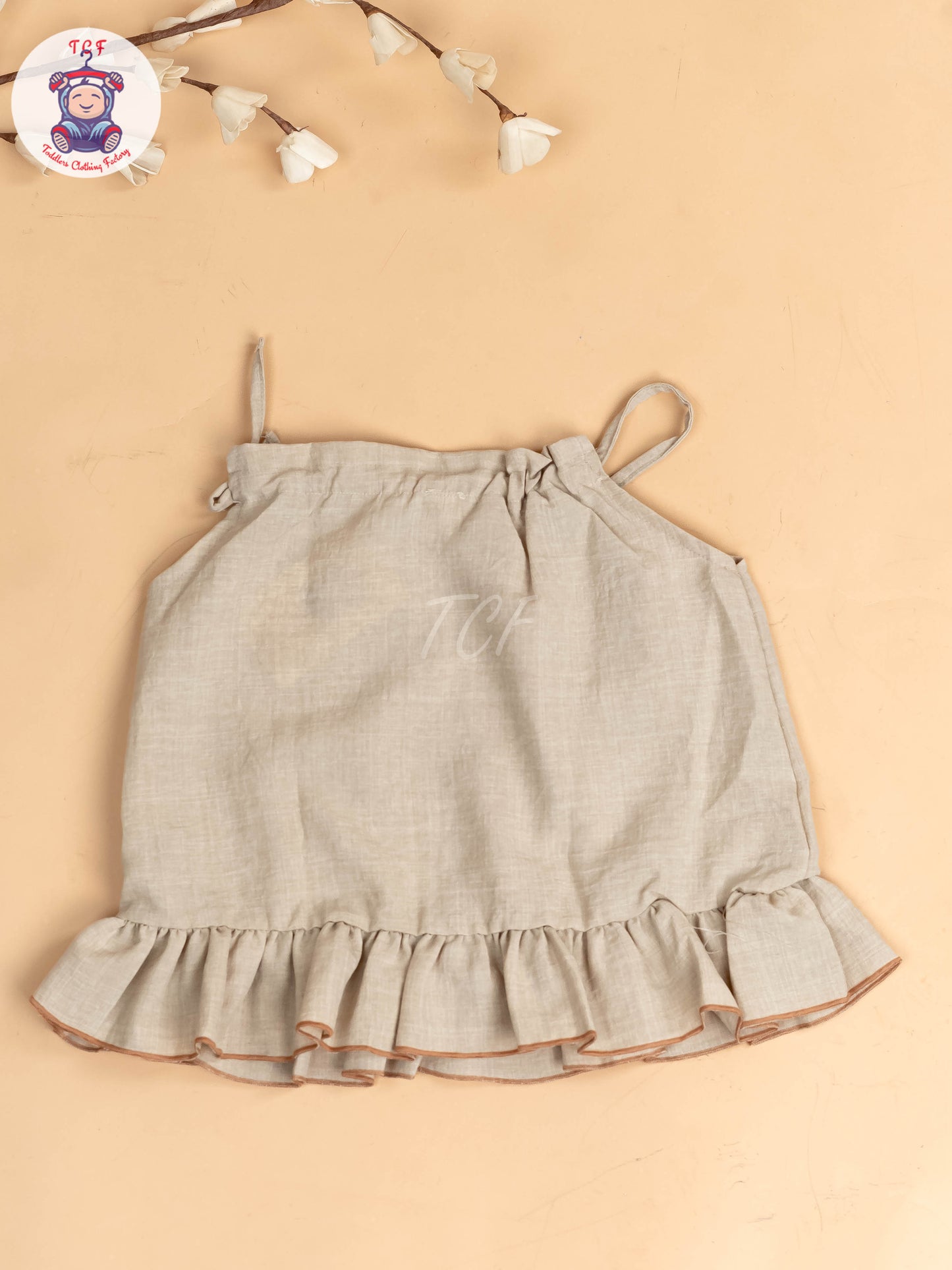 Beige - Cotton Frocks