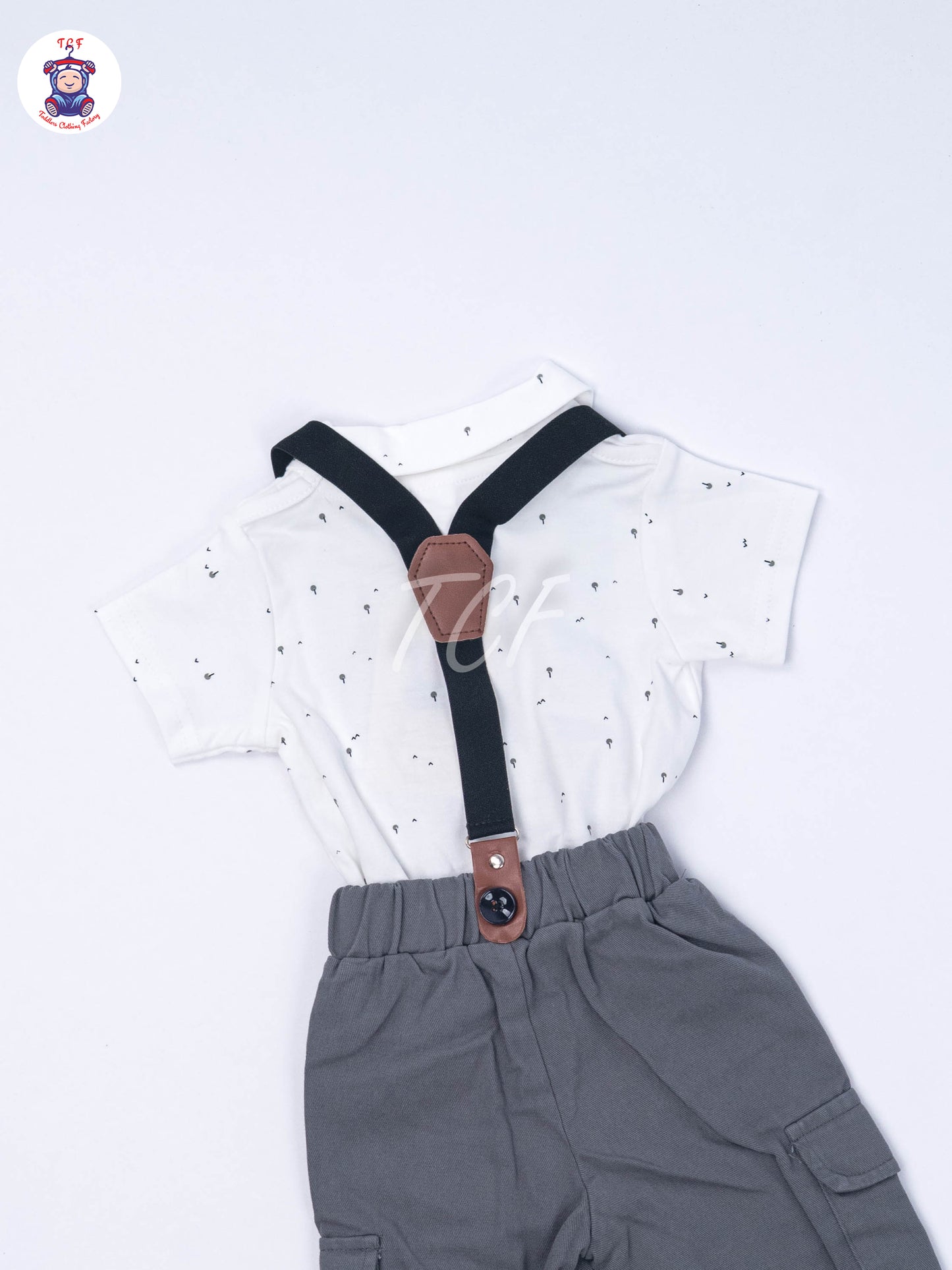 White & Grey - T-Shirts & Jumpsuits