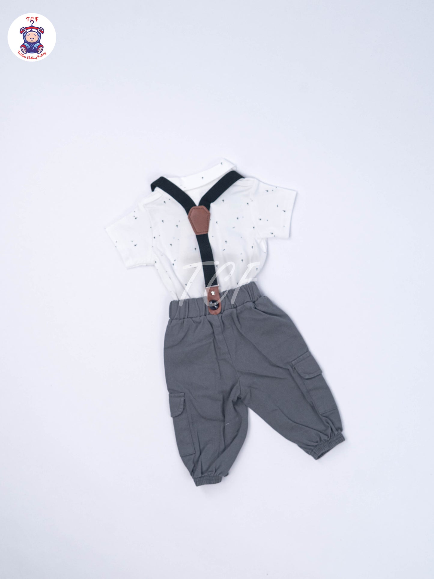 White & Grey - T-Shirts & Jumpsuits