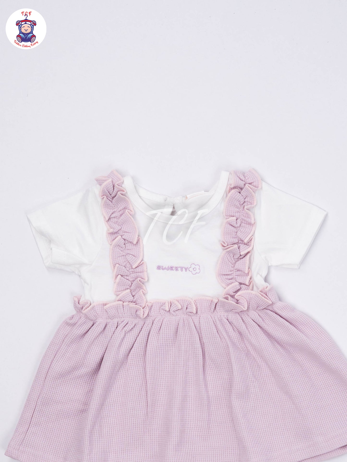 White & Light Lavendar - Jumpsuits