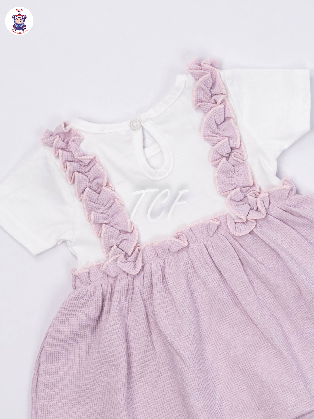 White & Light Lavendar - Jumpsuits