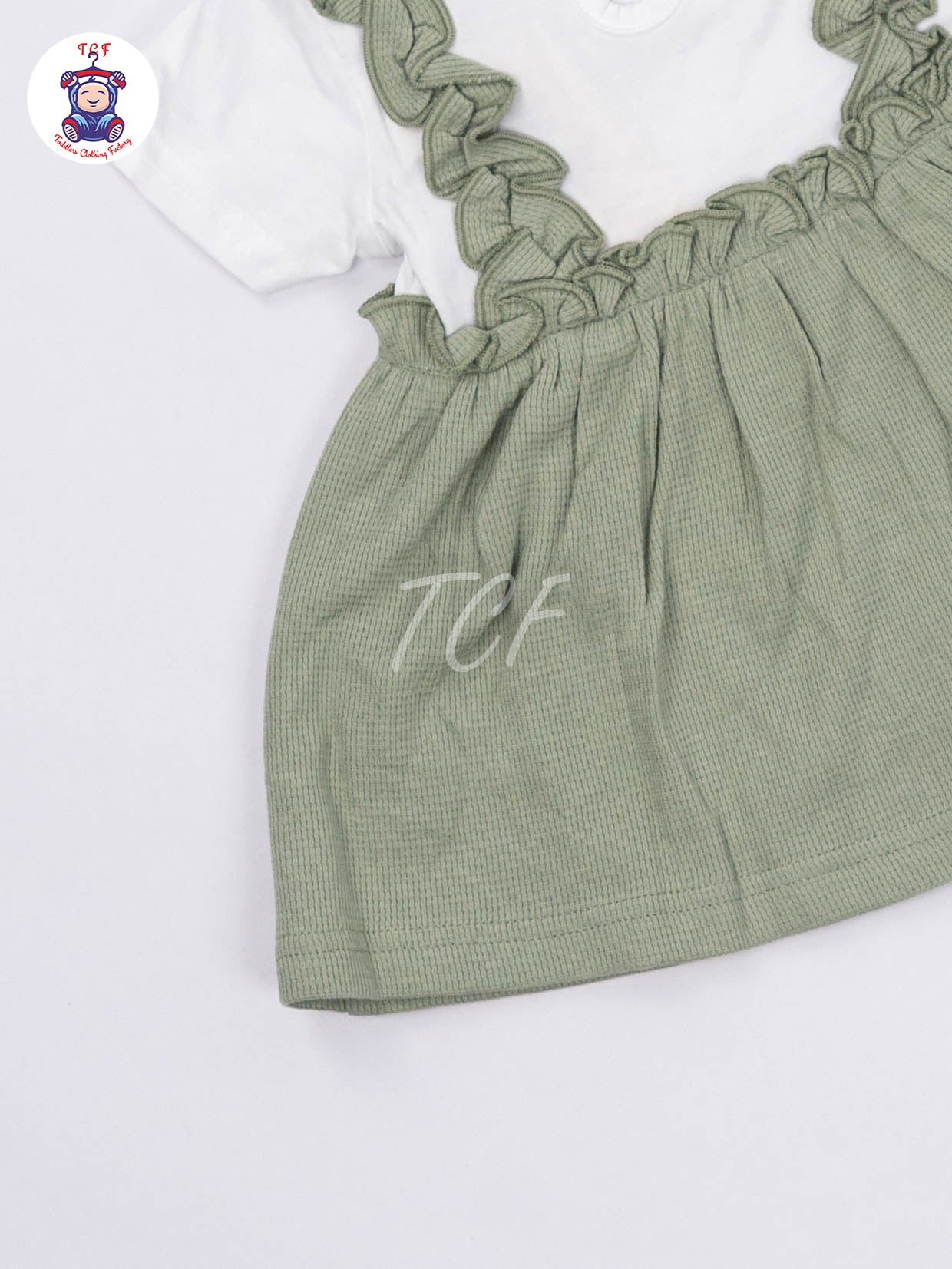 White & Lite Green - Jumpsuits