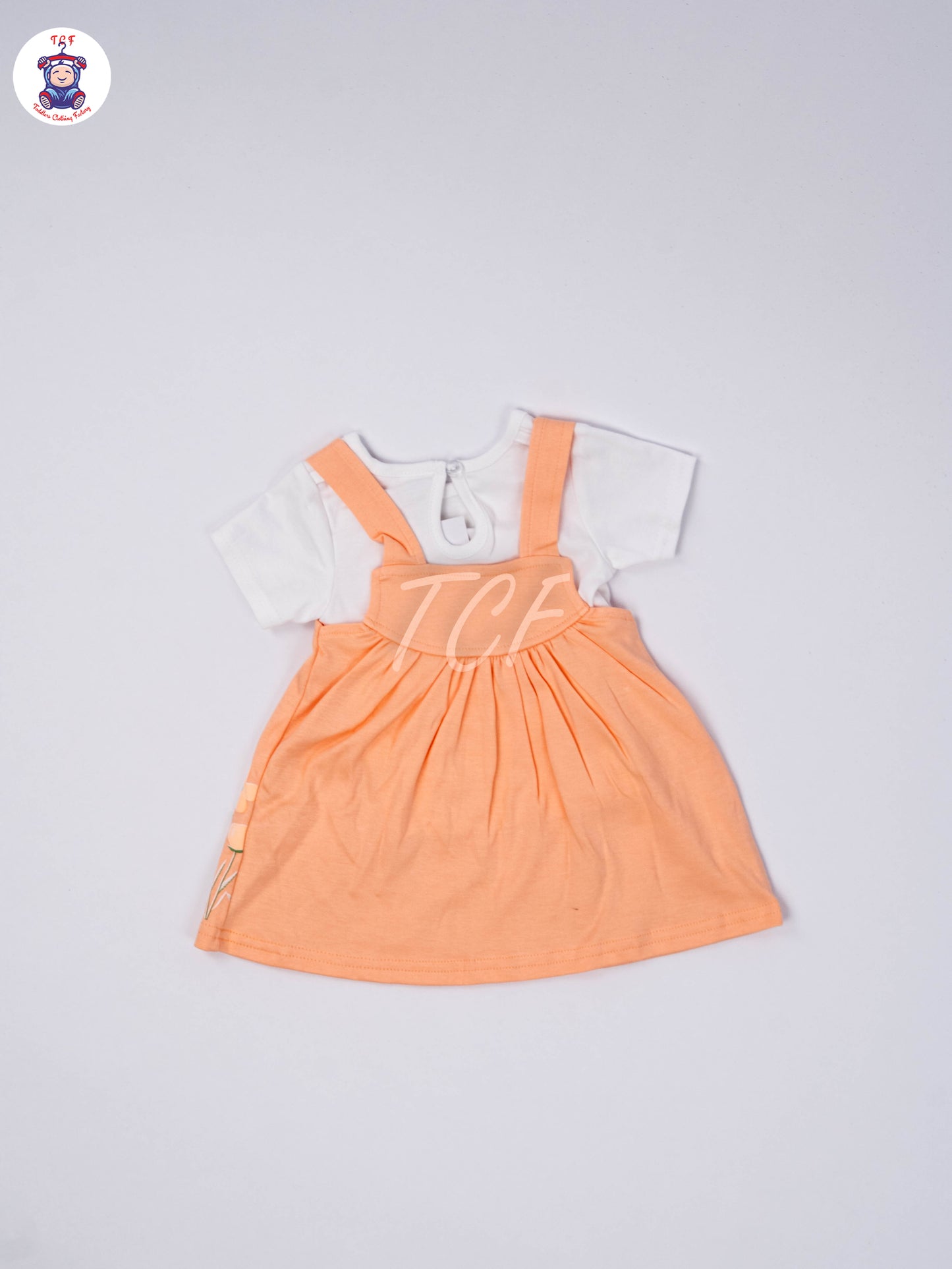 White & Lite Orange - Jumpsuits