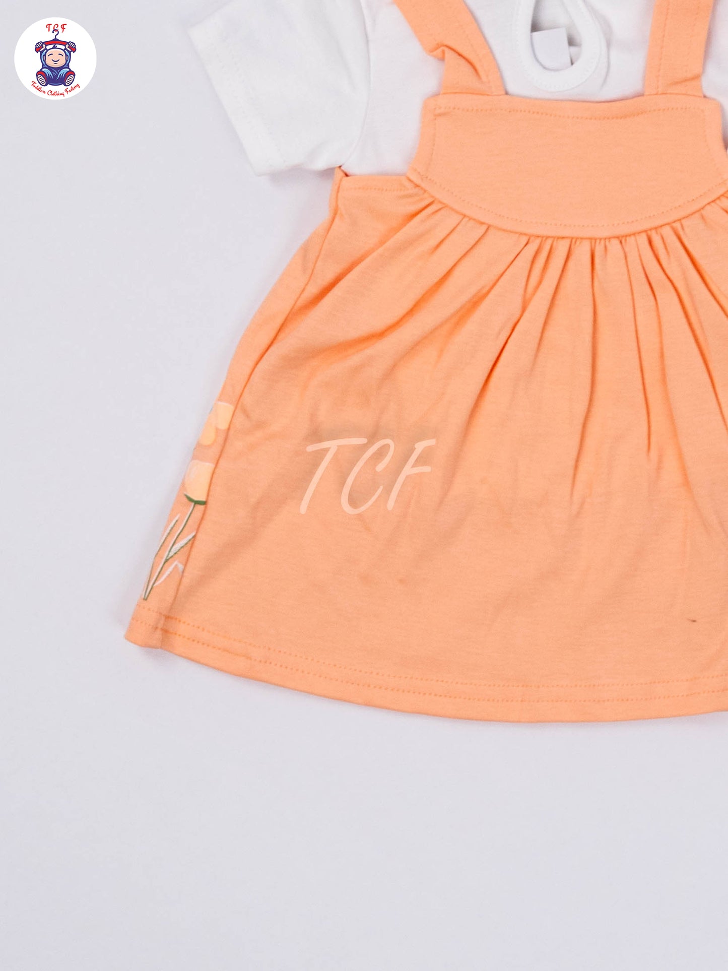 White & Lite Orange - Jumpsuits