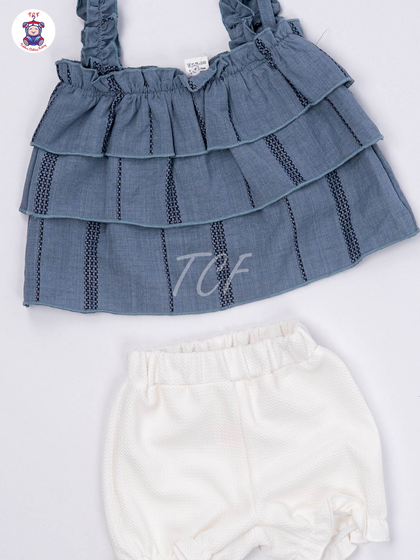Teal Blue & White - Co-ords Sets