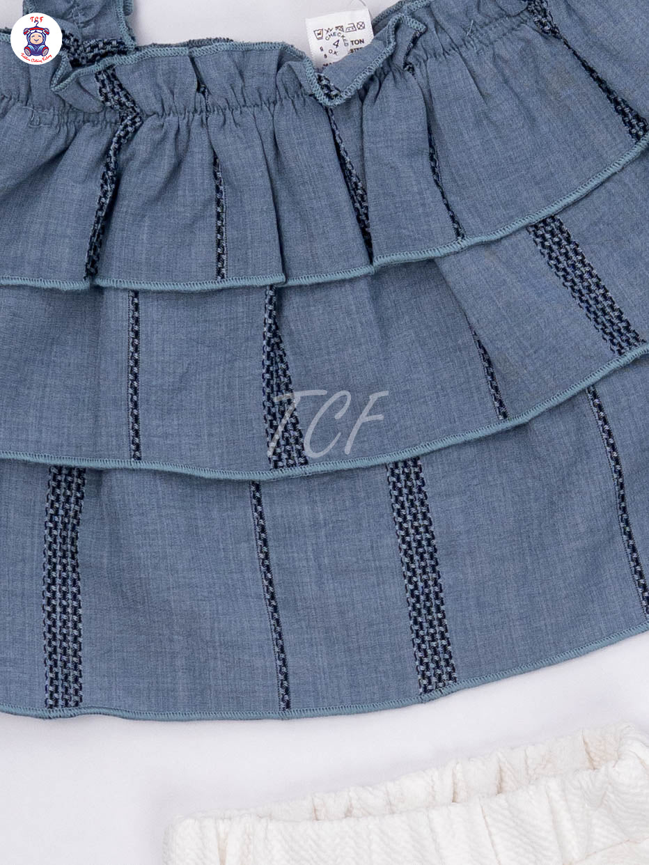 Teal Blue & White - Co-ords Sets