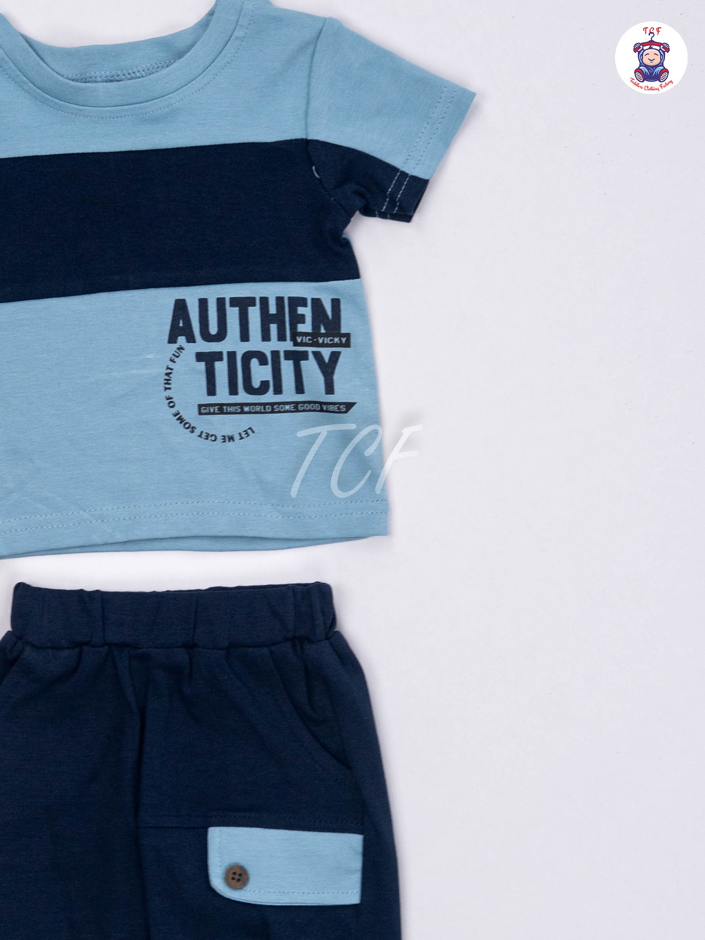 Blue - T-Shirts & Shorts