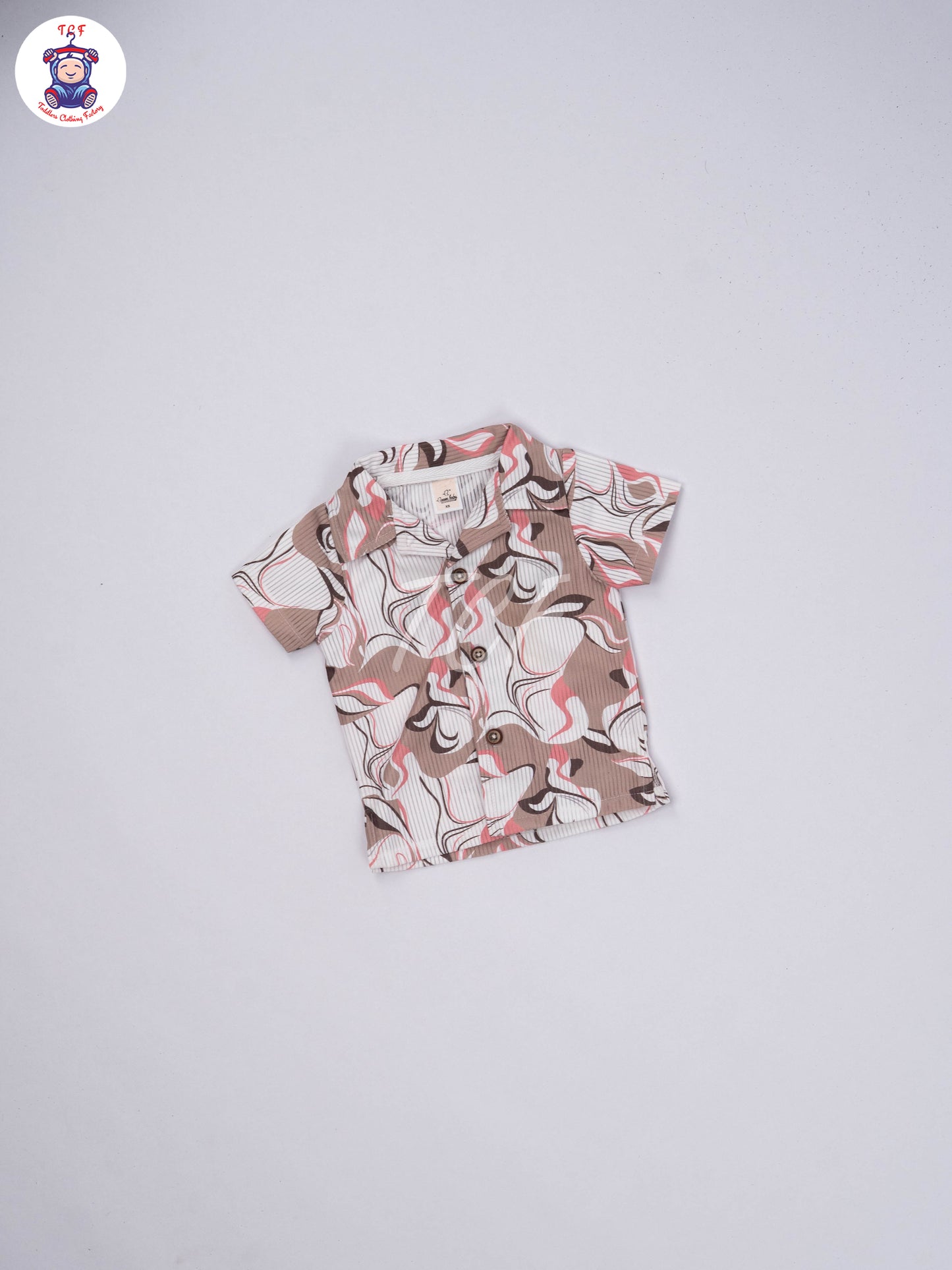 White & Lite Brown - Shirts & Shorts