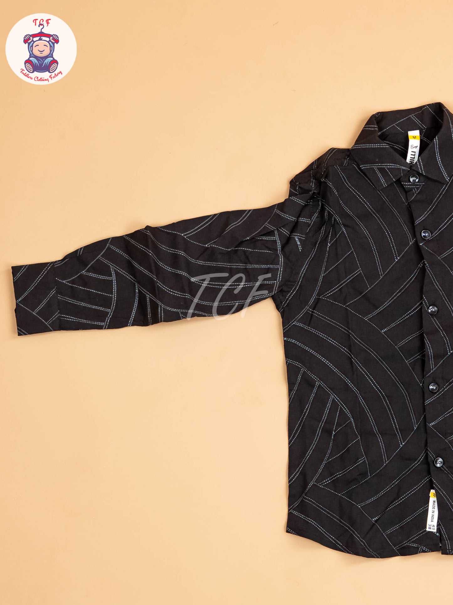 Black - Boys Readymade Shirt