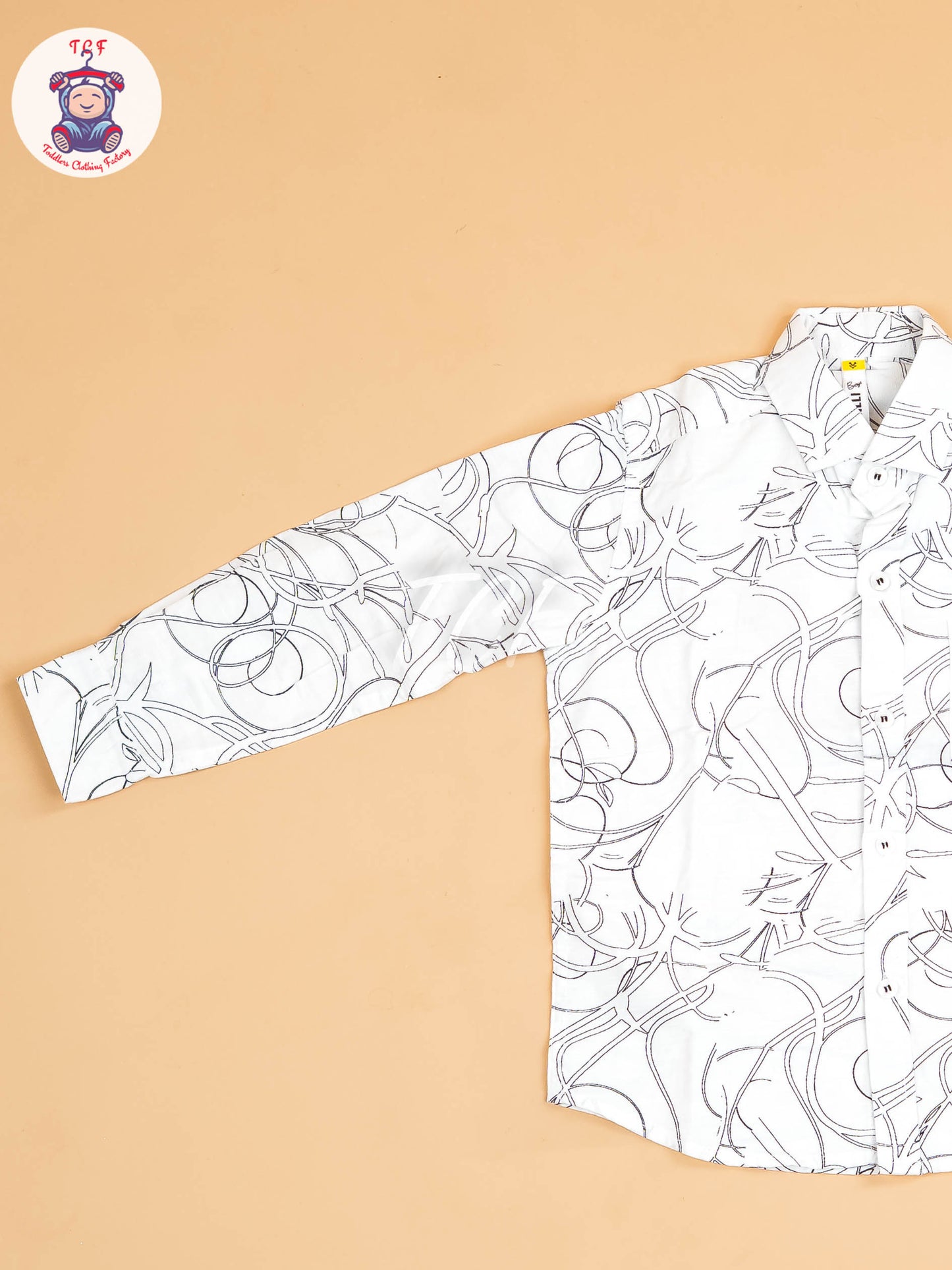 White & Black - Boys Readymade Shirt