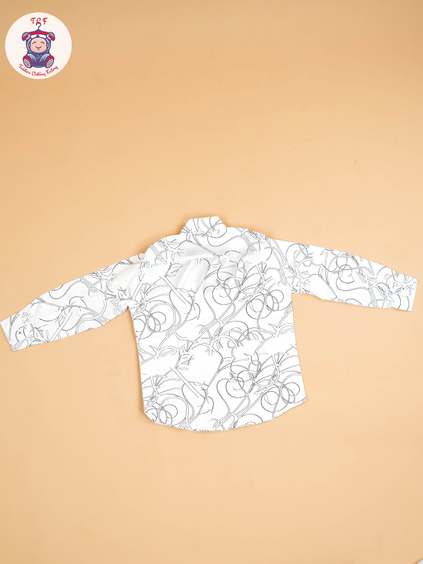 White & Black - Boys Readymade Shirt