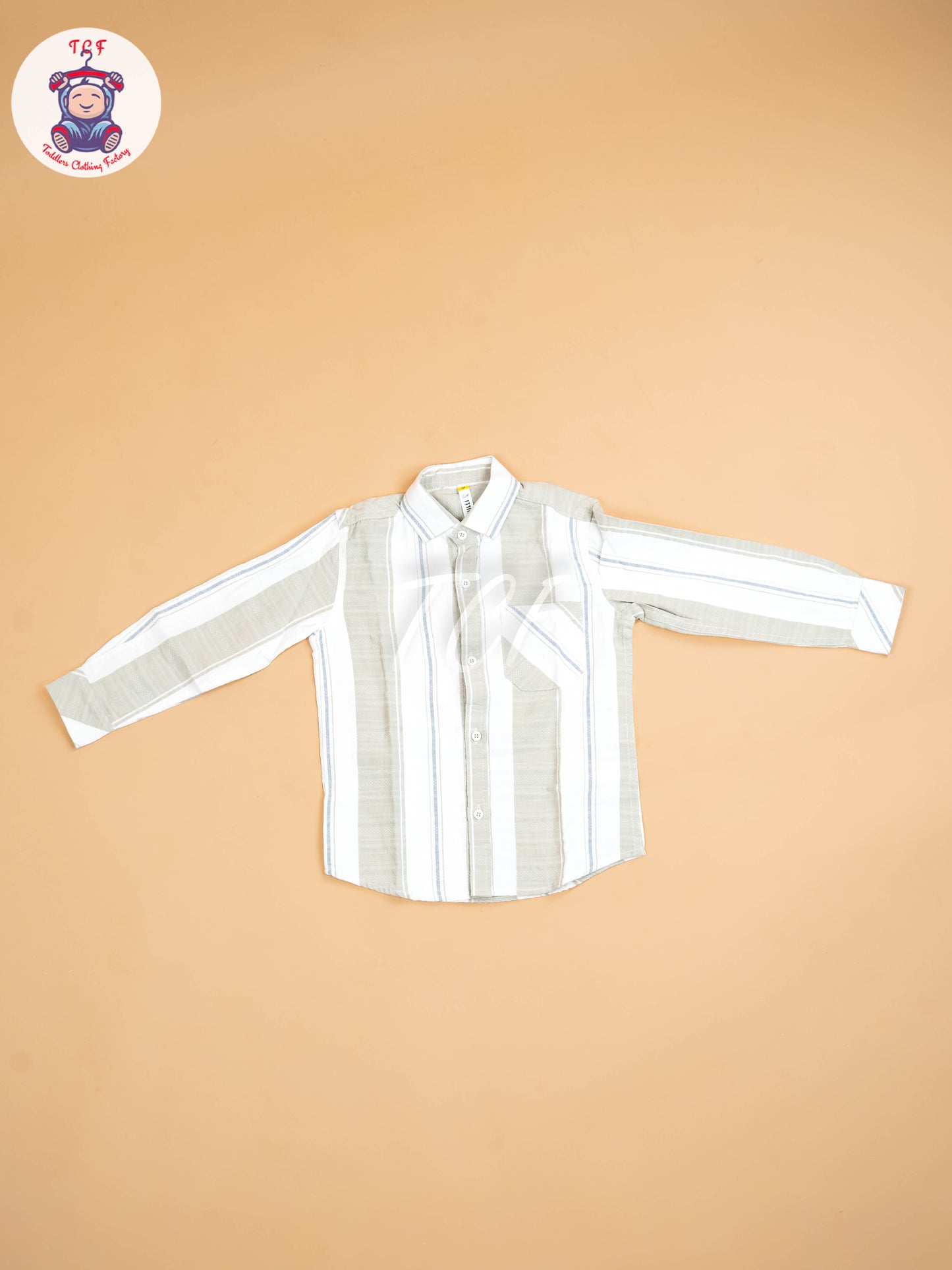Light Green & White - Boys Readymade Shirt