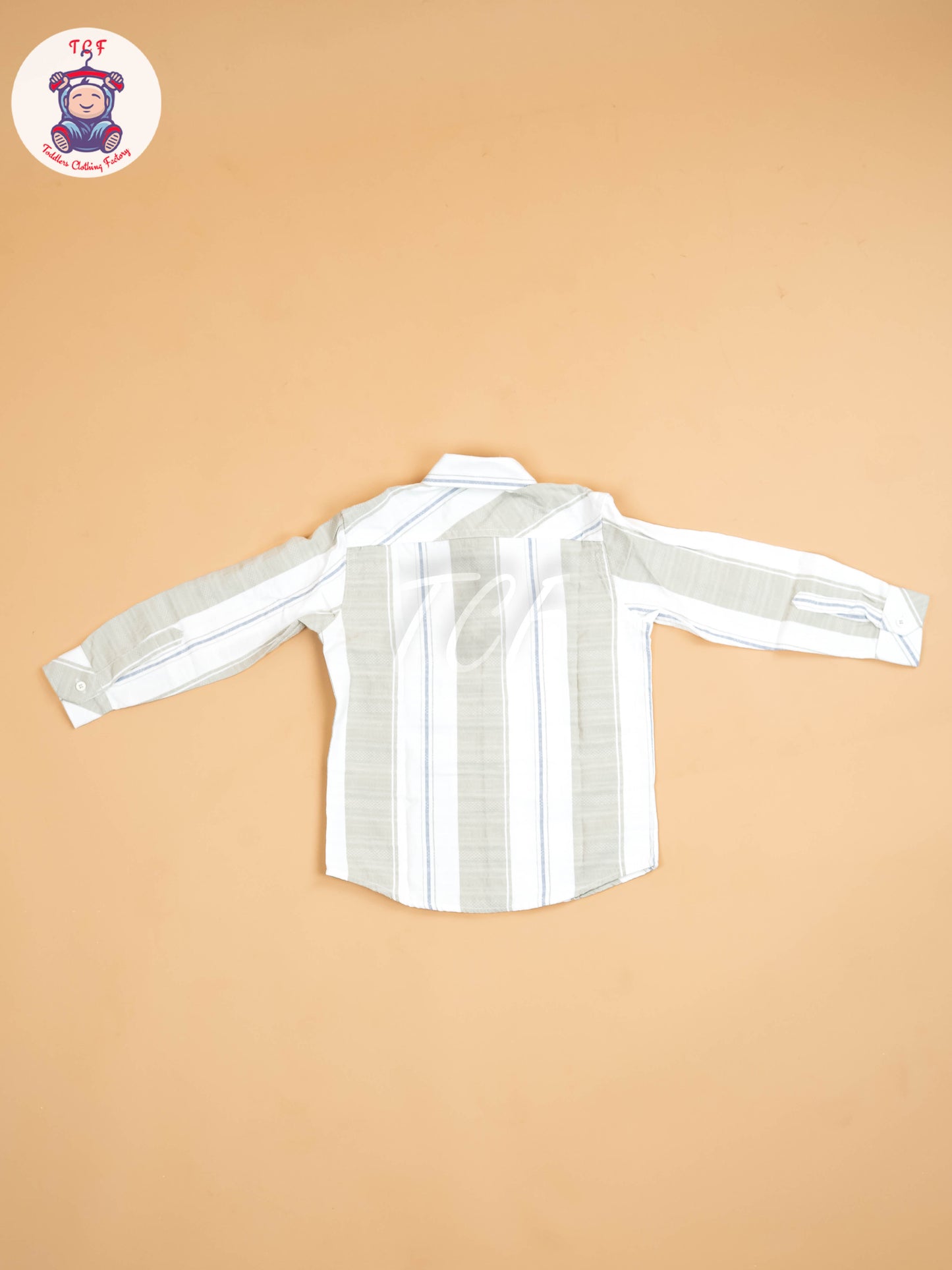 Light Green & White - Boys Readymade Shirt