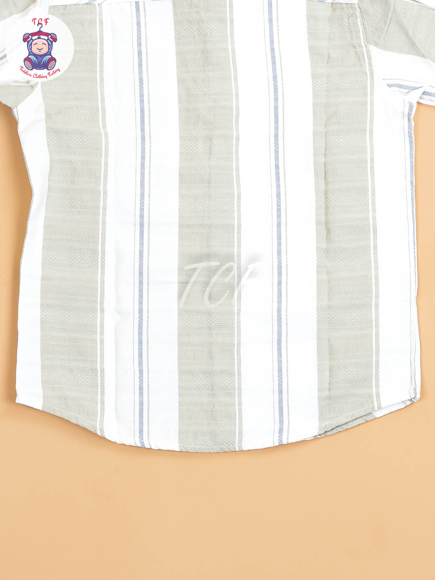 Light Green & White - Boys Readymade Shirt