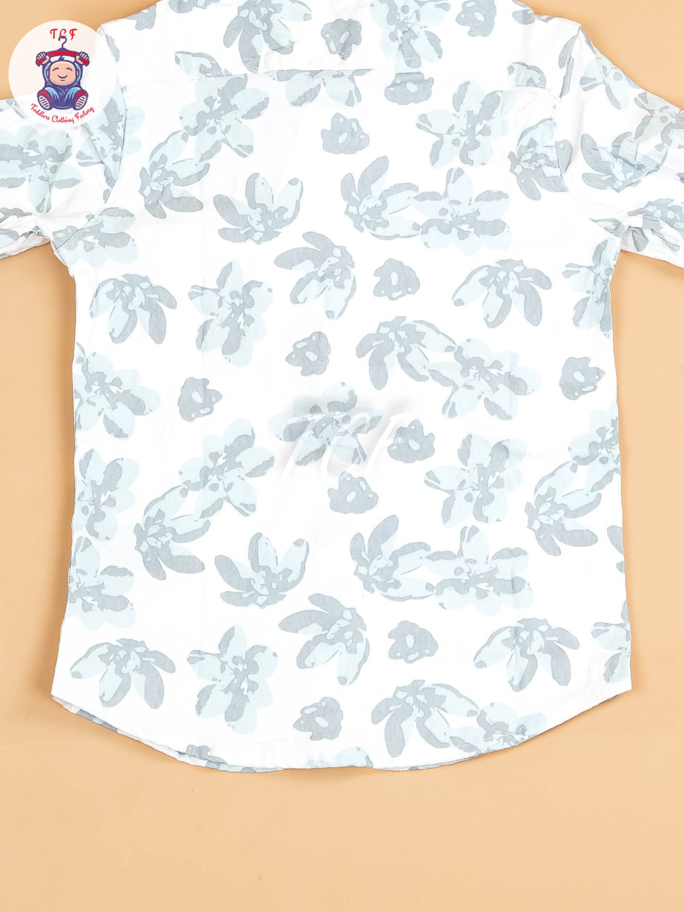 White & Blue - Boys Readymade Shirt
