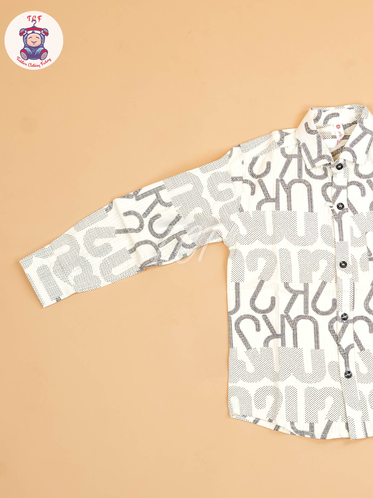 White & Grey - Boys Readymade Shirt