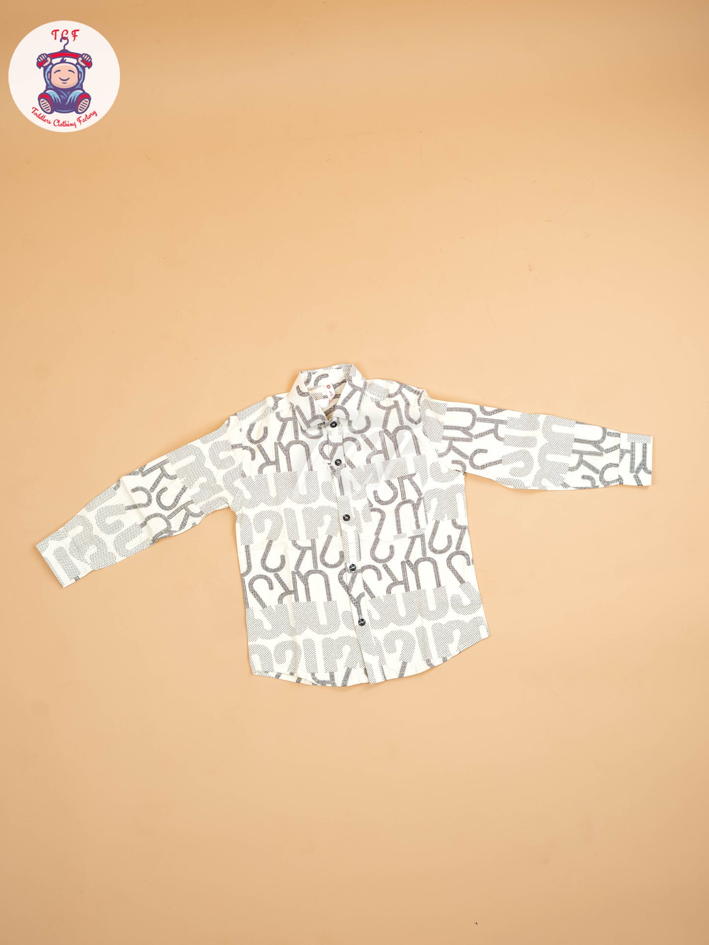 White & Grey - Boys Readymade Shirt
