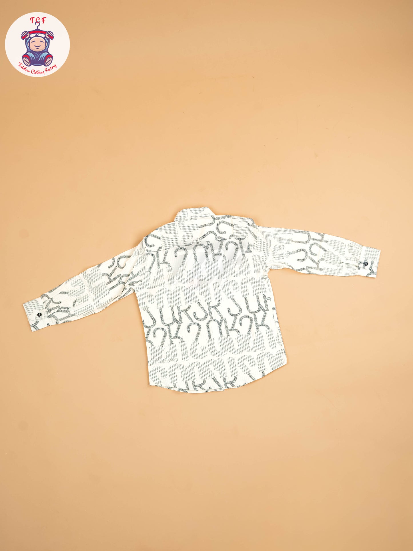 White & Grey - Boys Readymade Shirt