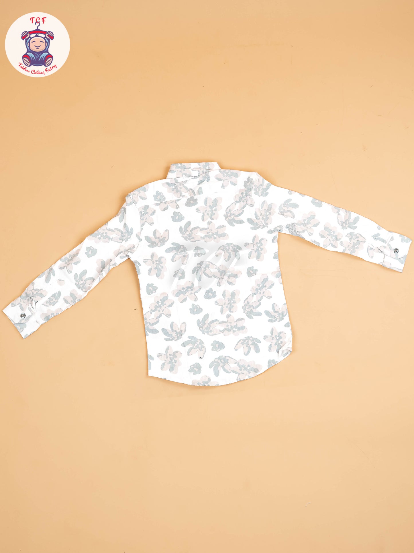 White & Grey - Boys Readymade Shirt