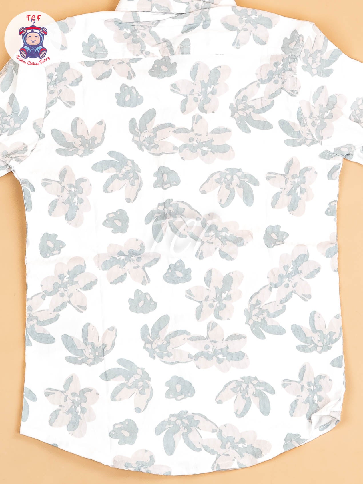 White & Grey - Boys Readymade Shirt