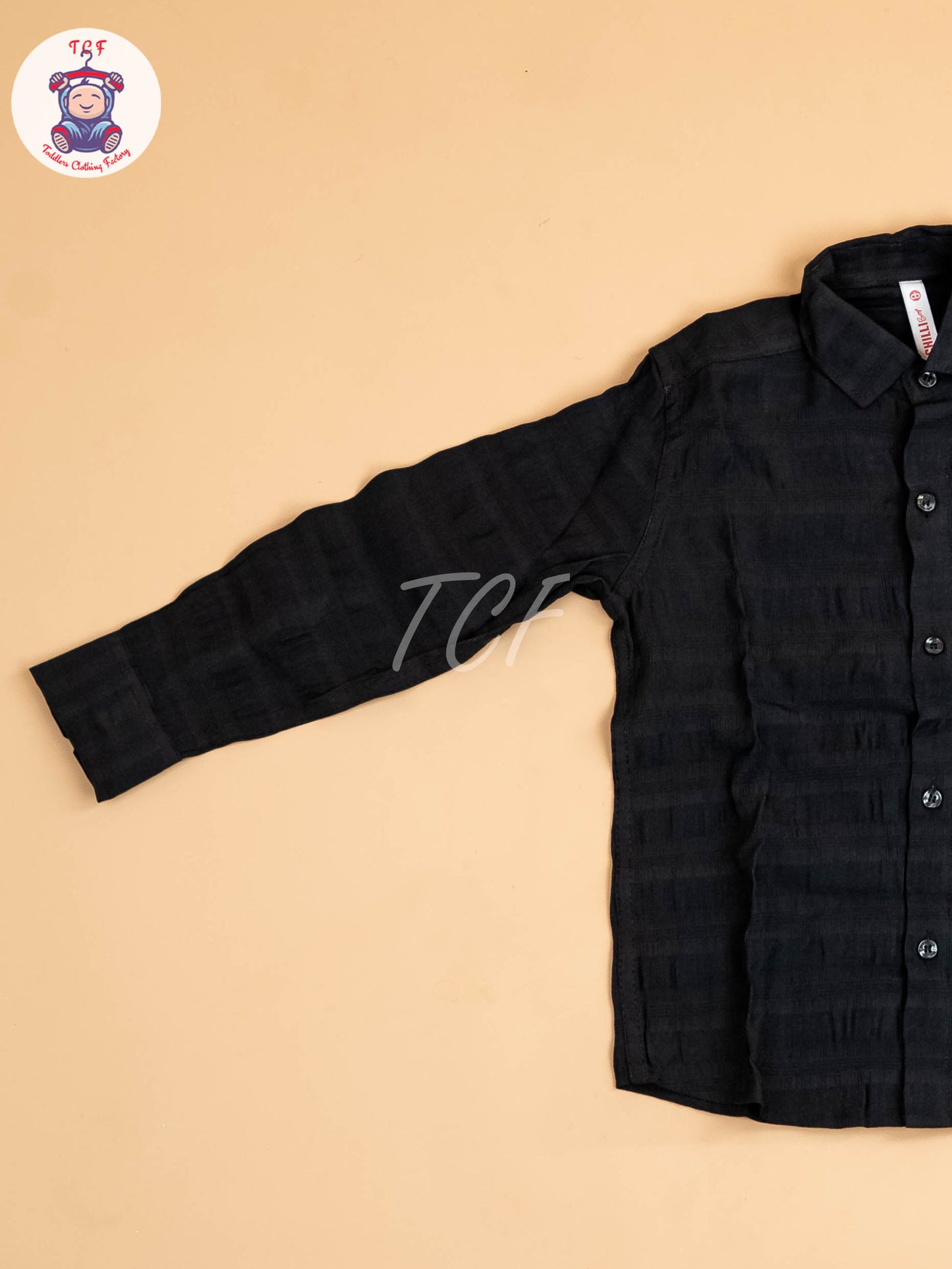Black - Boys Readymade Shirt