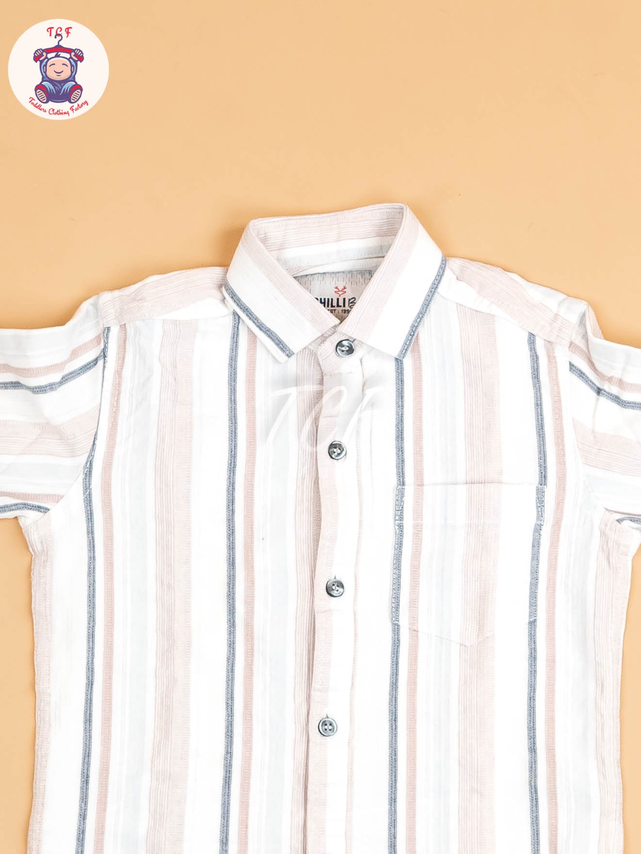 White Stripes - Boys Readymade Shirt